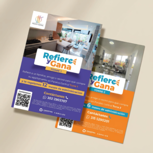 Flyer proyecto de vivienda VIS