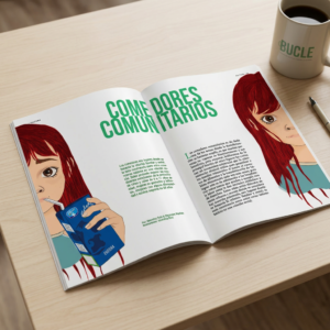 magnific haz un mockup de una revi lwicmoyswo